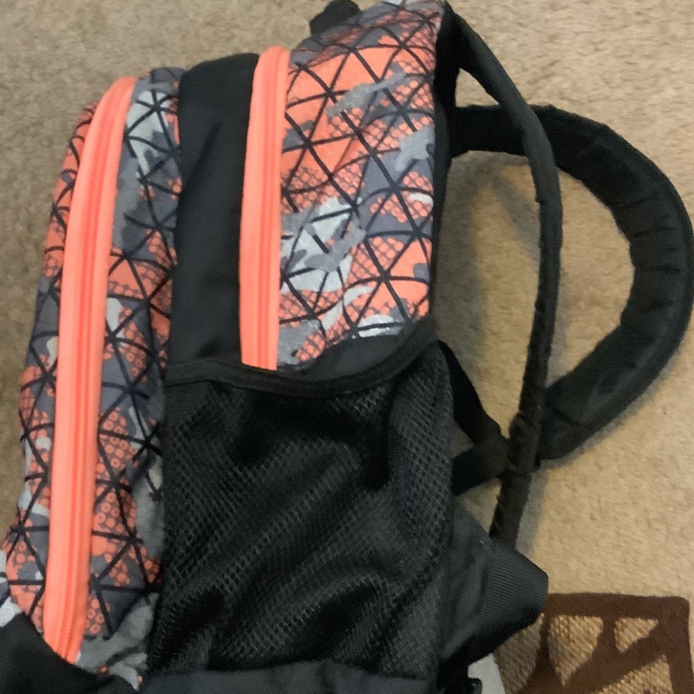 Adidas Triangular Pattern Backpack in Black and C… - image 2